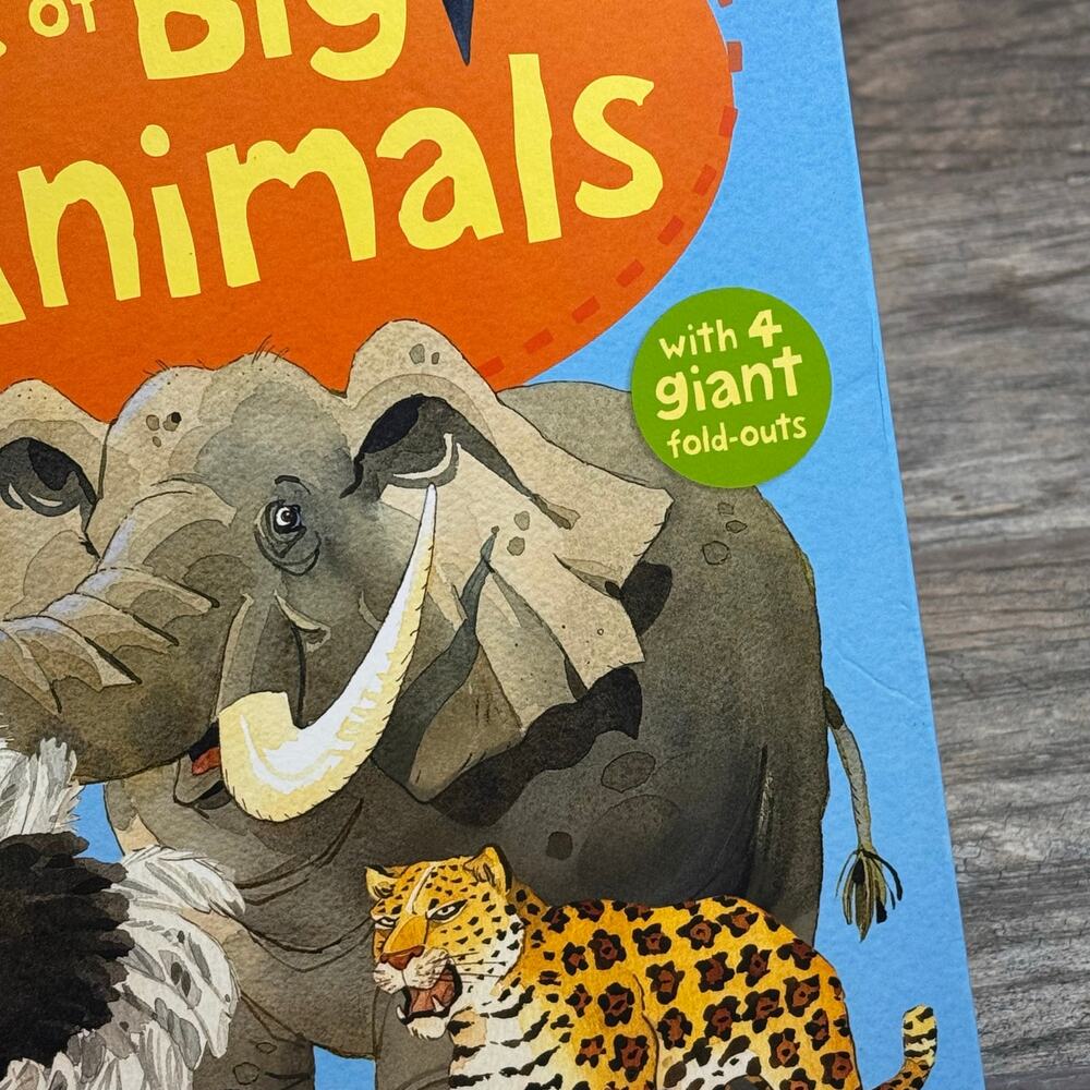 Usborne Big Book of Big Animals- EUC - Picture 2 of 4